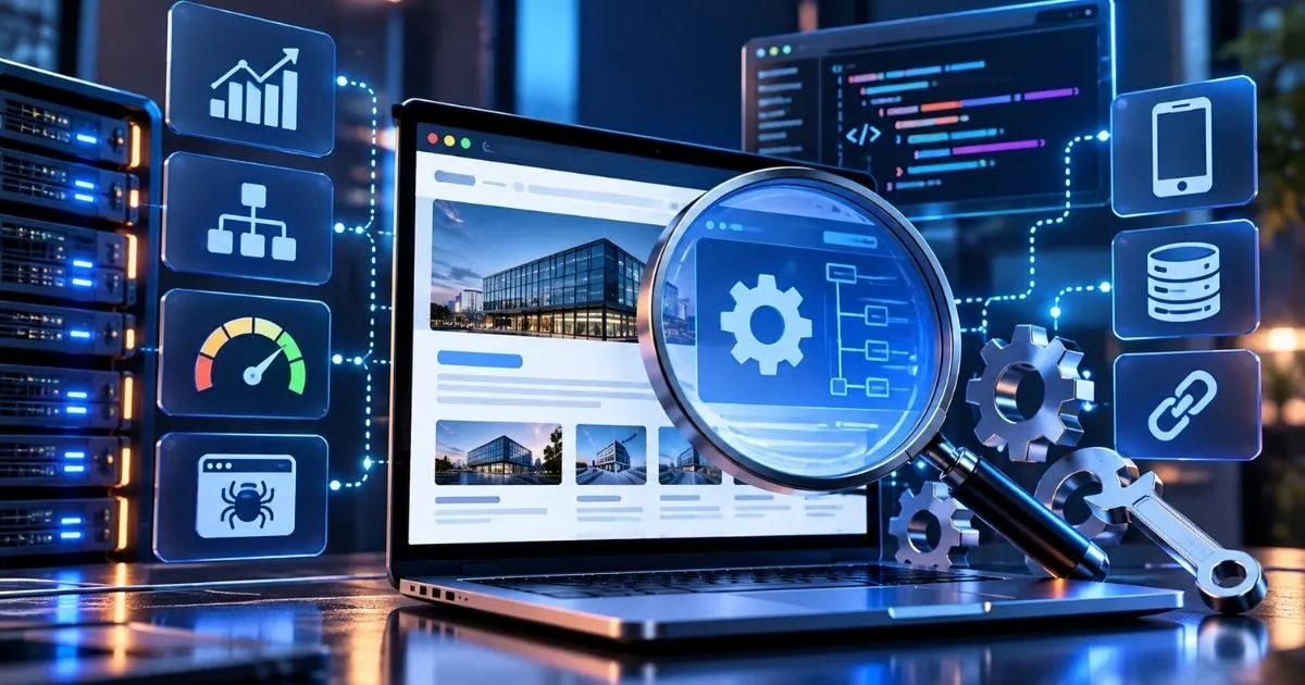 Arama motoru botunun bir web sitesini tarayıp dizine eklediğini gösteren şema