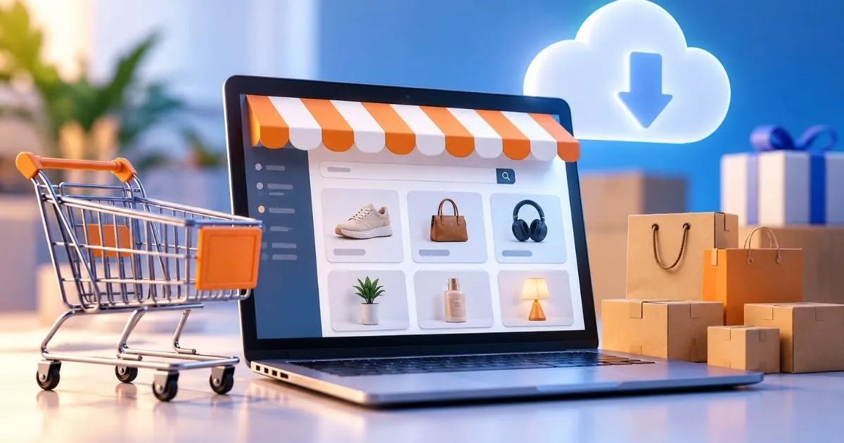 Ücretsiz görünen bir e-ticaret sitesinin arkasındaki ödeme, kargo ve altyapı giderlerini gösteren şema